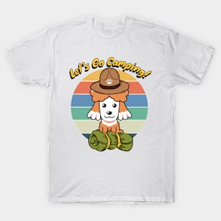 Cute Poodle Wants to go Camping T-Shirt